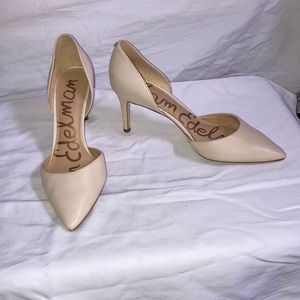 Sam Edelman Viv pointed-toe d’orsay pump - 7.5 - Beige